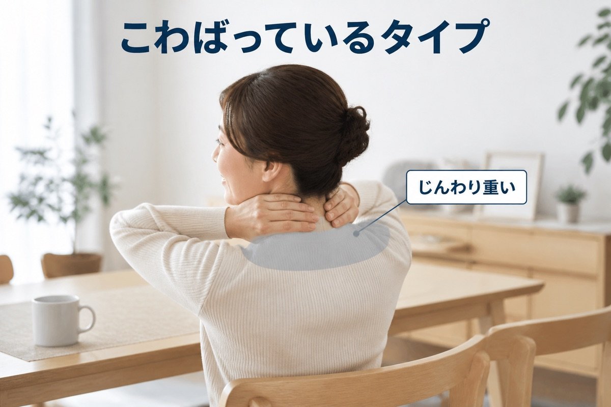 こわばっているタイプ