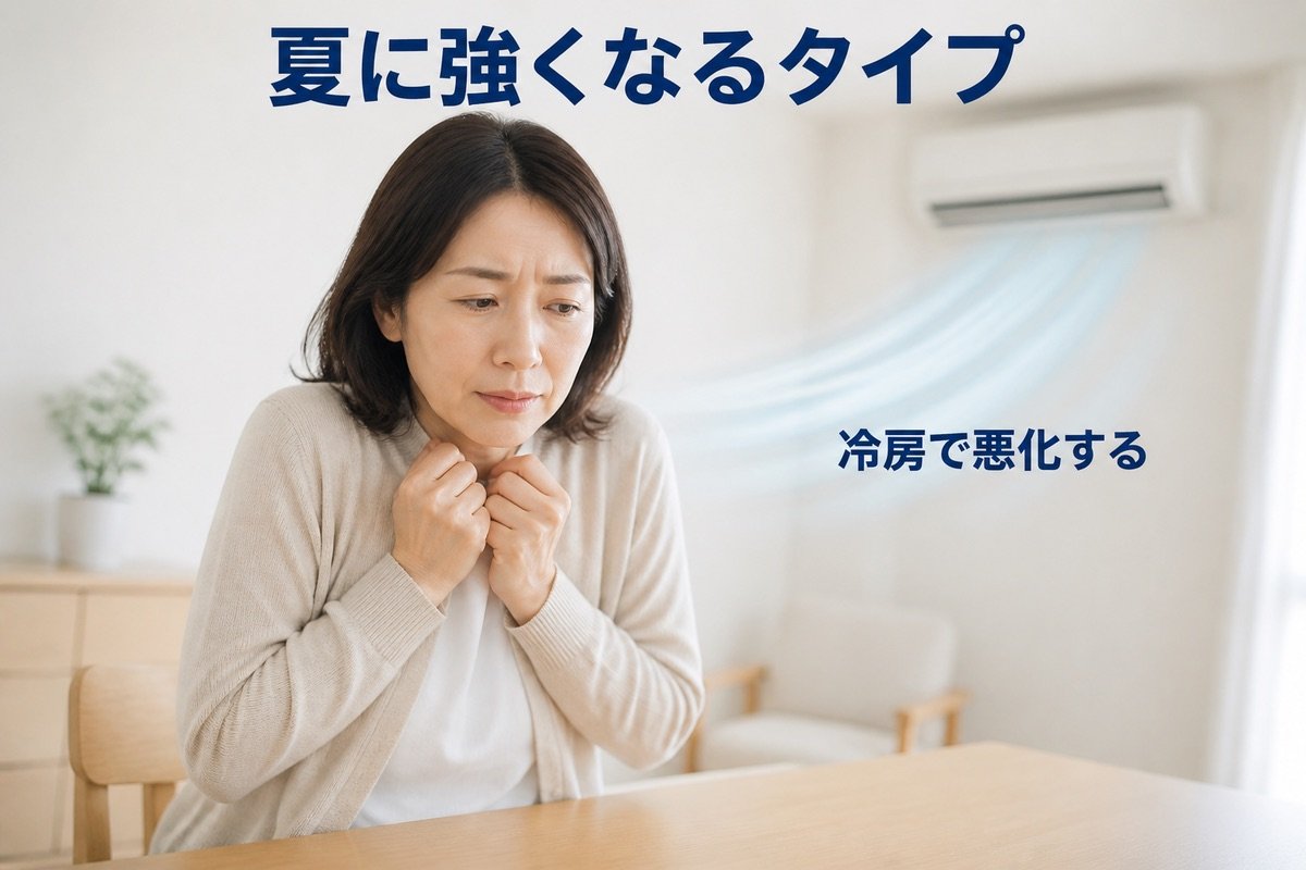 夏に強くなるタイプ
