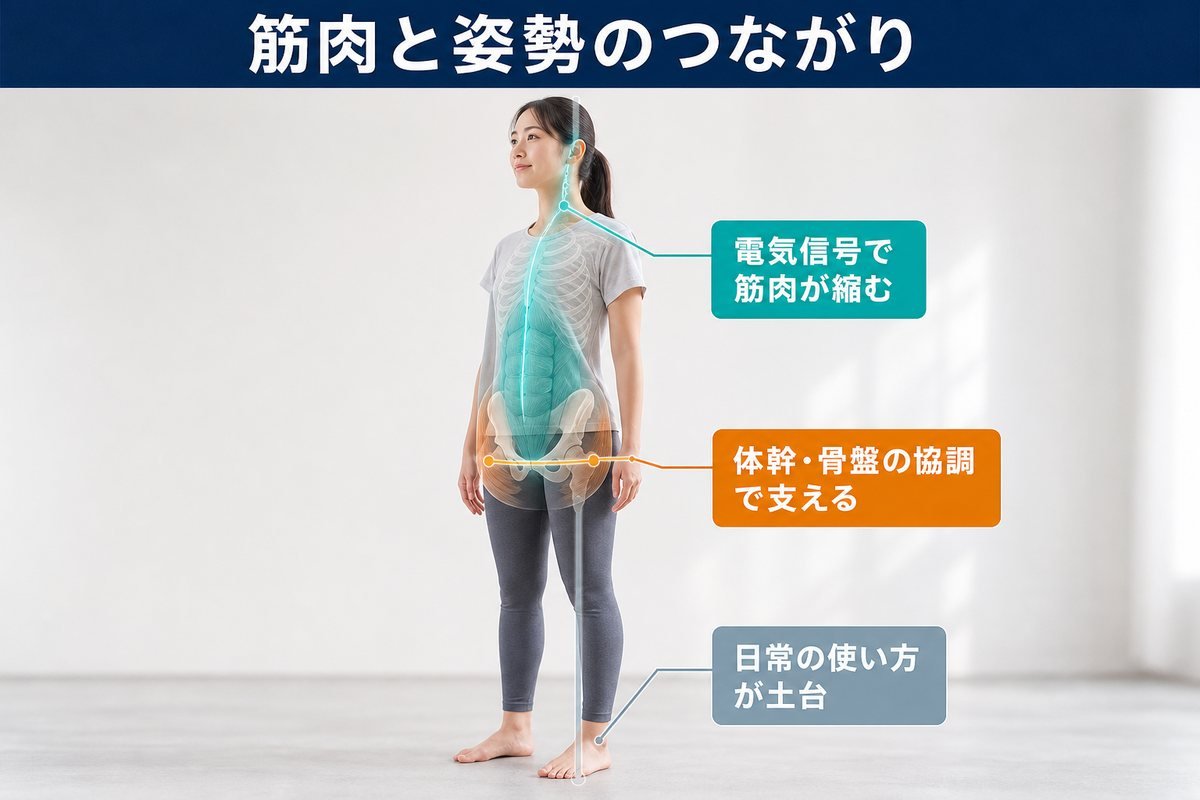 筋肉姿勢連動図