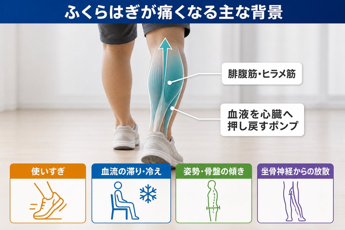 ふくらはぎ原因図