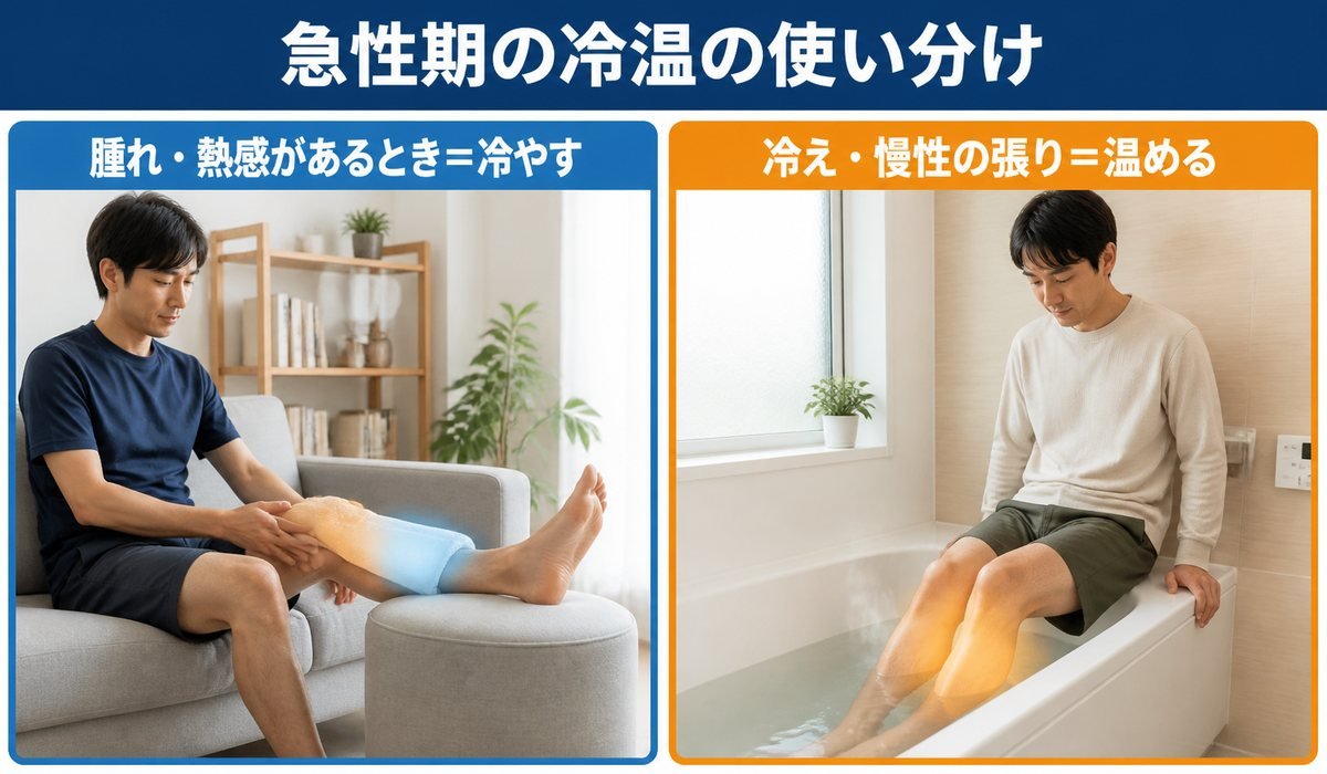 急性期の冷温対処