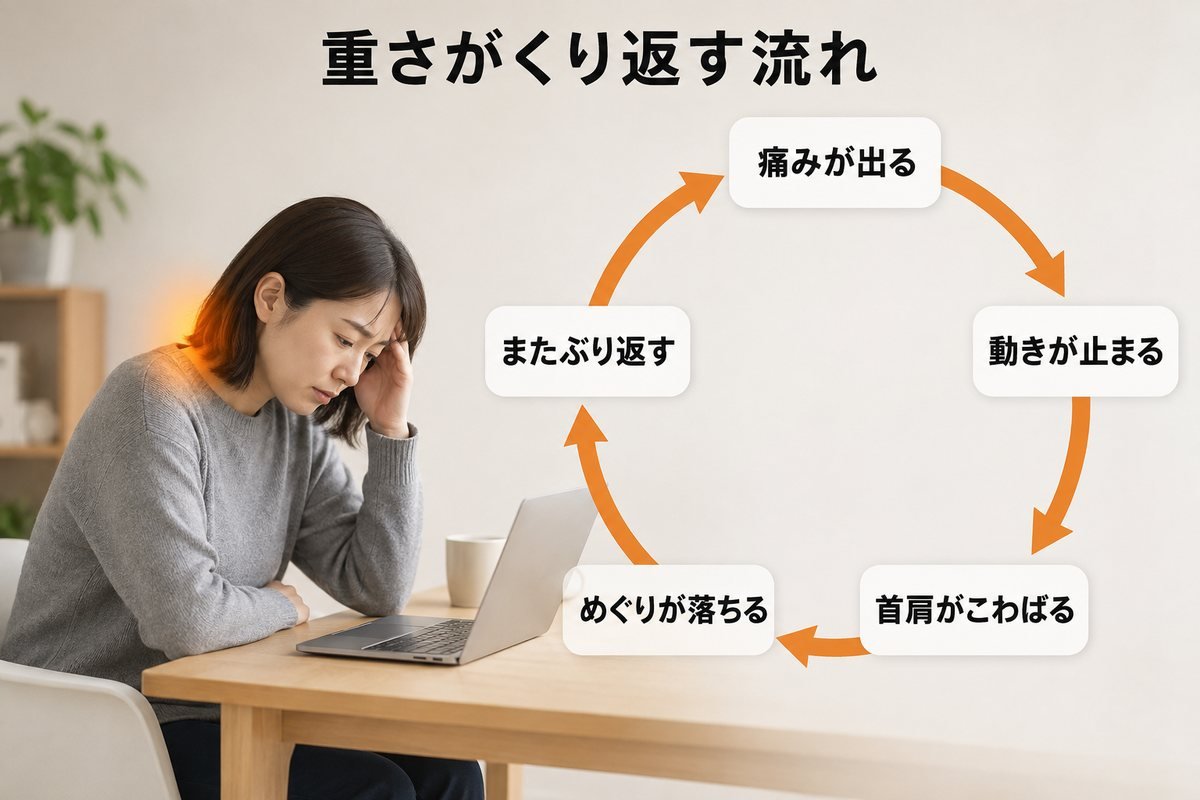 頭の痛みの悪循環