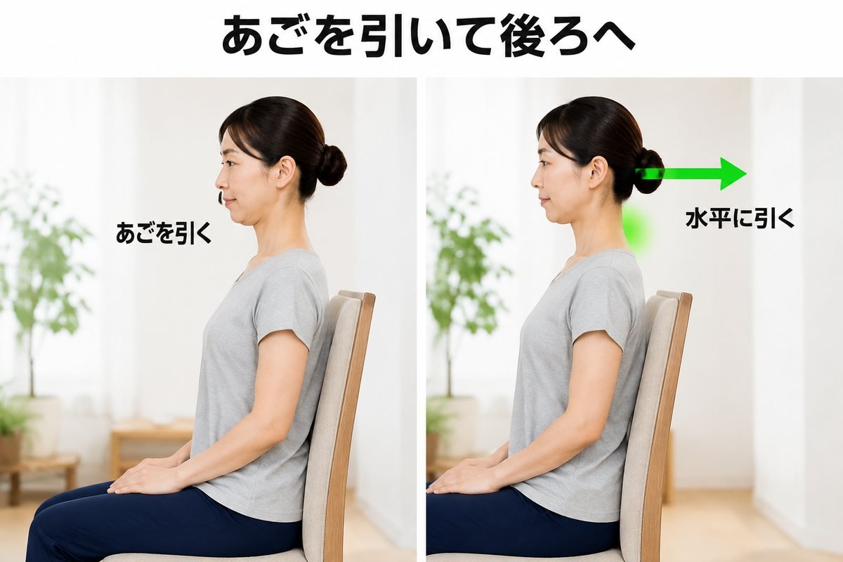 首のセルフケア
