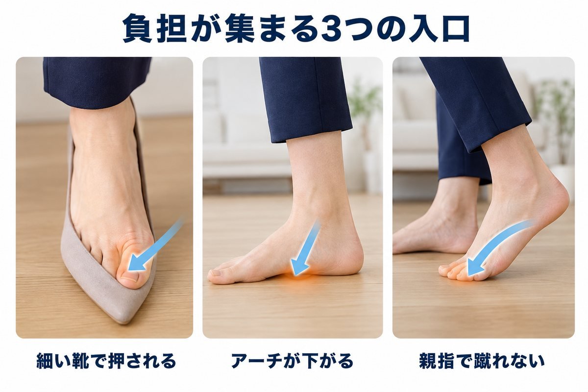 親指の付け根が痛む原因