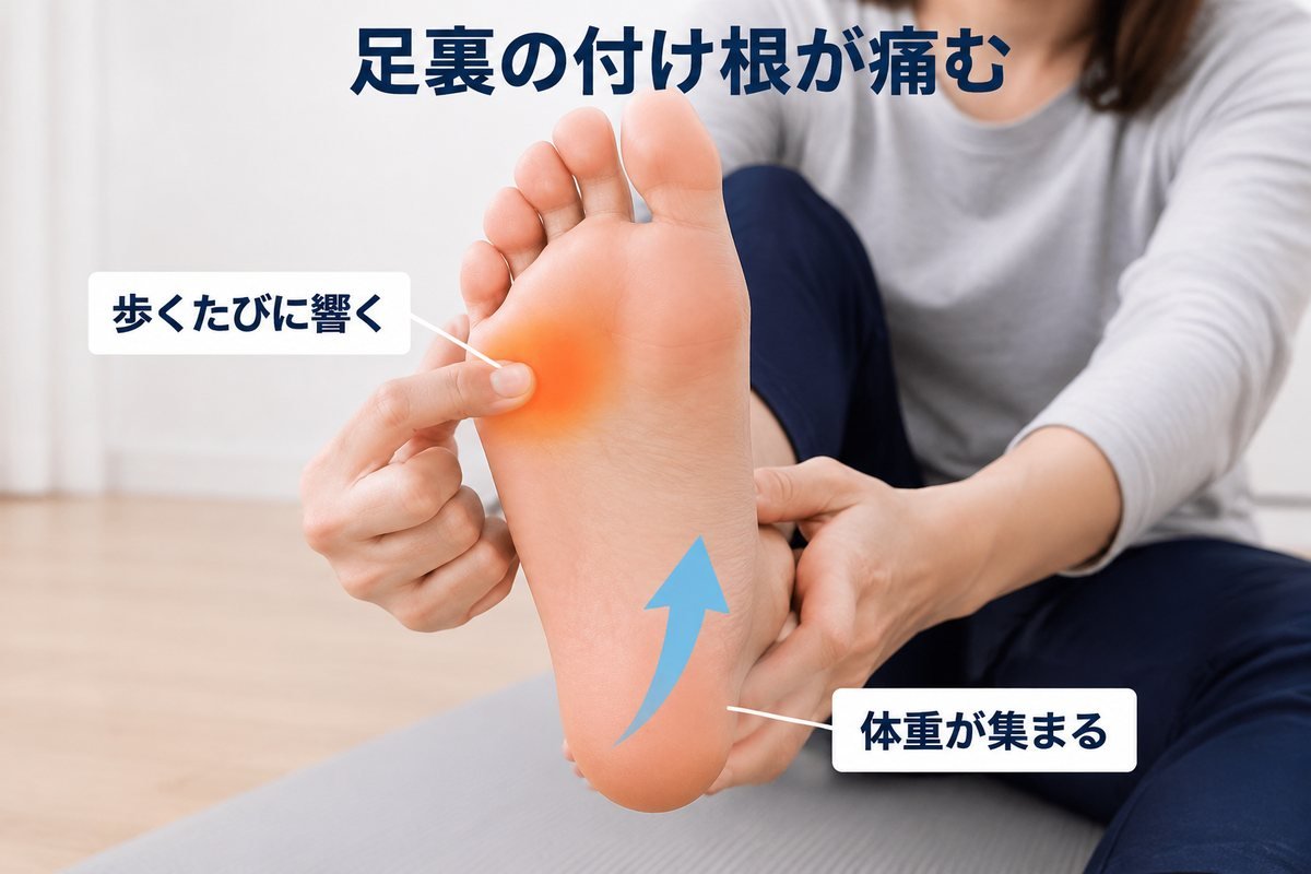 タイプB 足裏の付け根