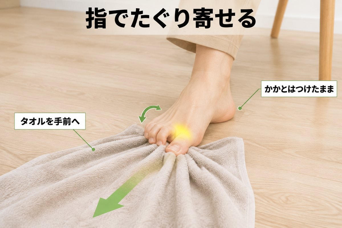 セルフケア タオルギャザー