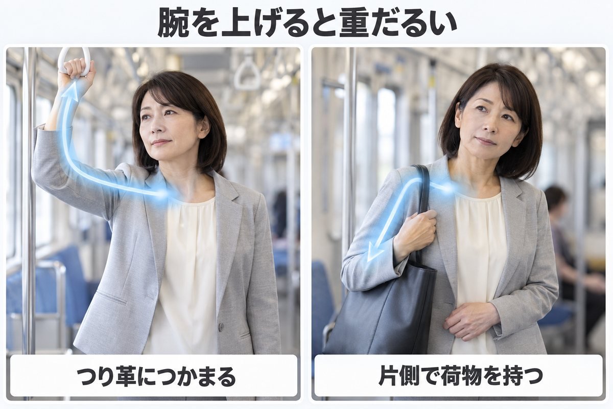タイプB 胸の前型のしびれ