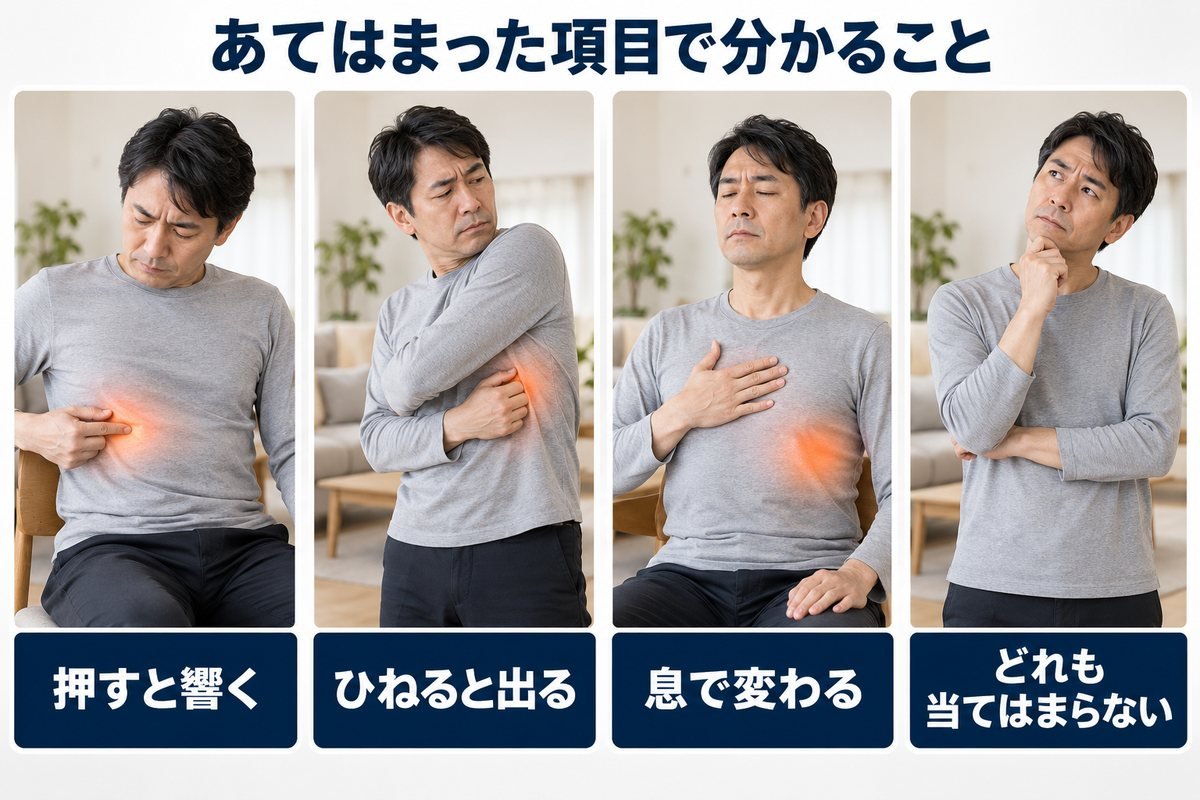 チェック結果4タイプ
