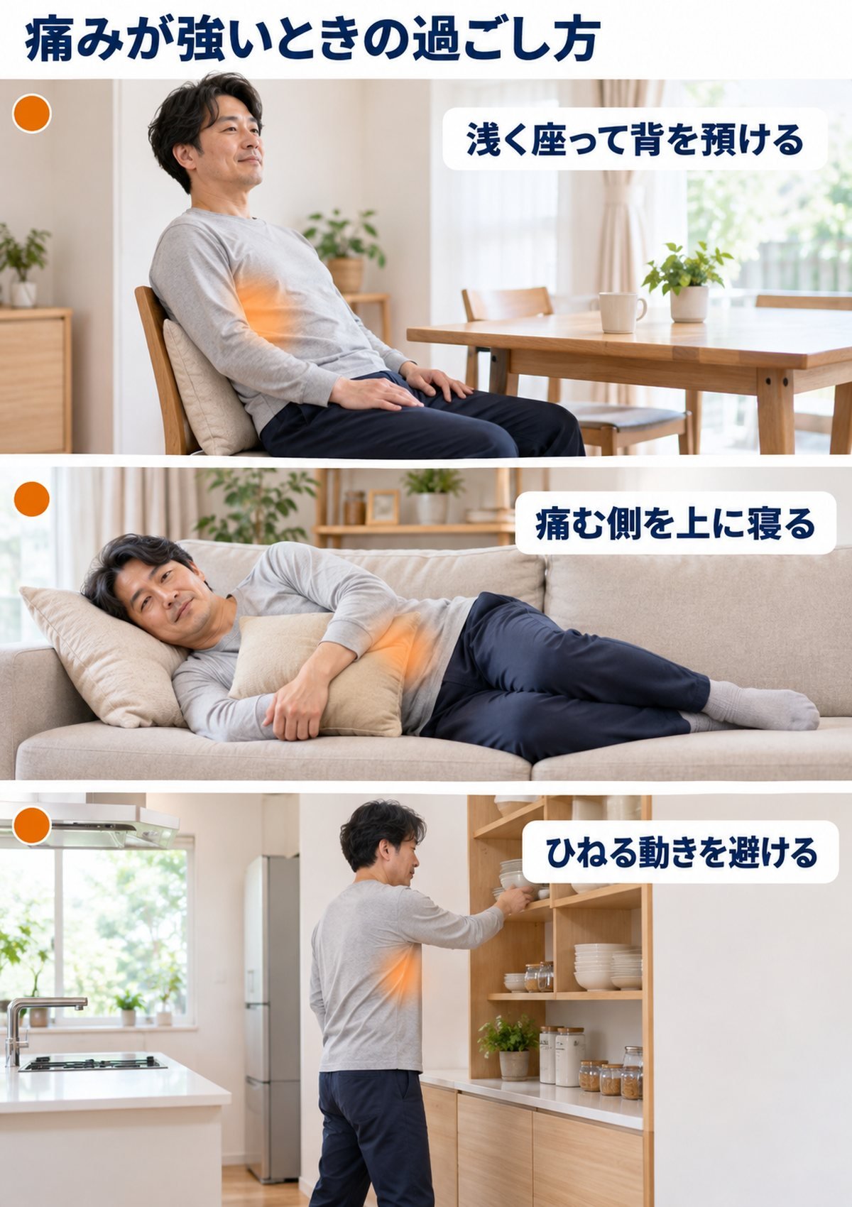 急性期の姿勢対処