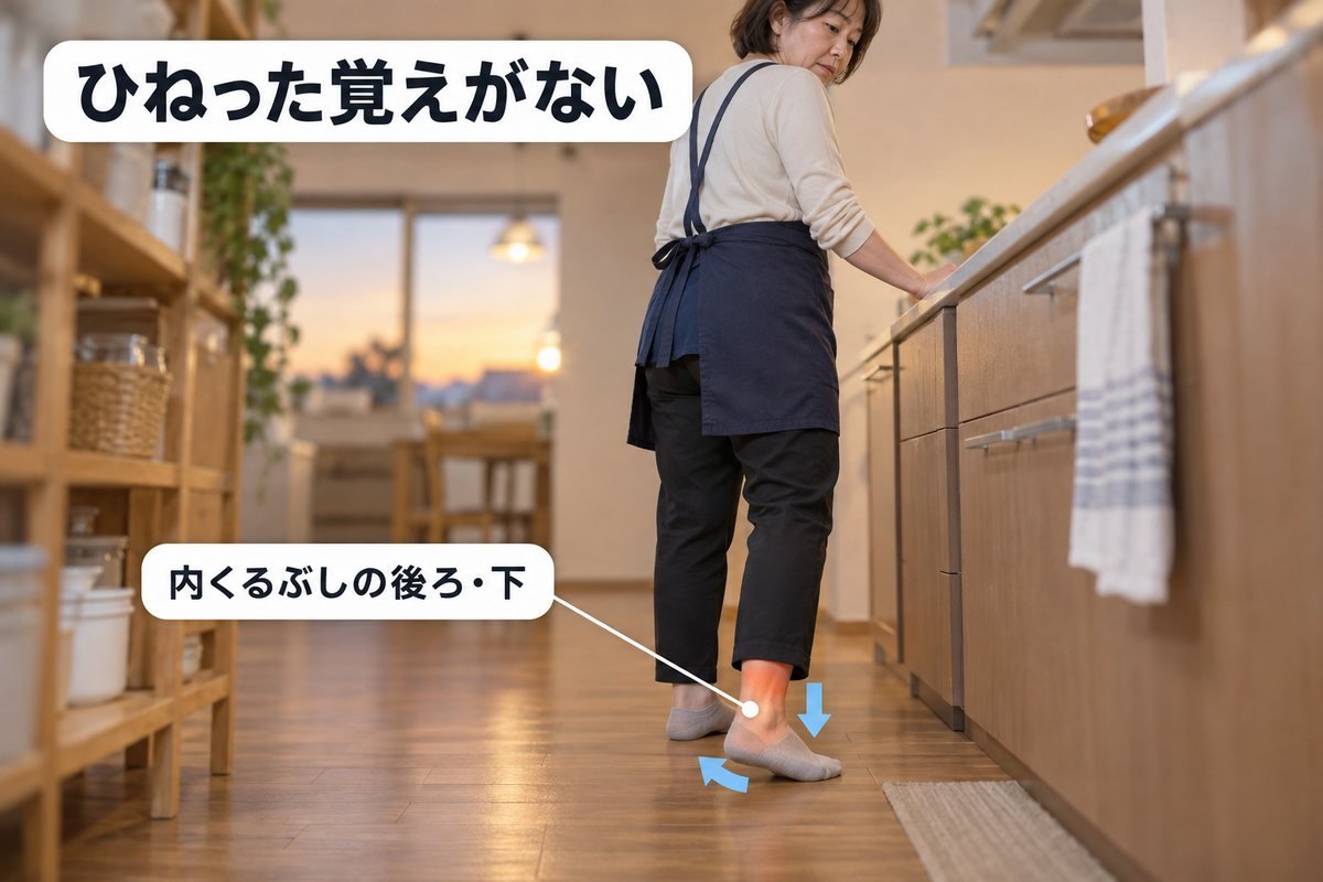 タイプ②ひねった覚えがない痛み