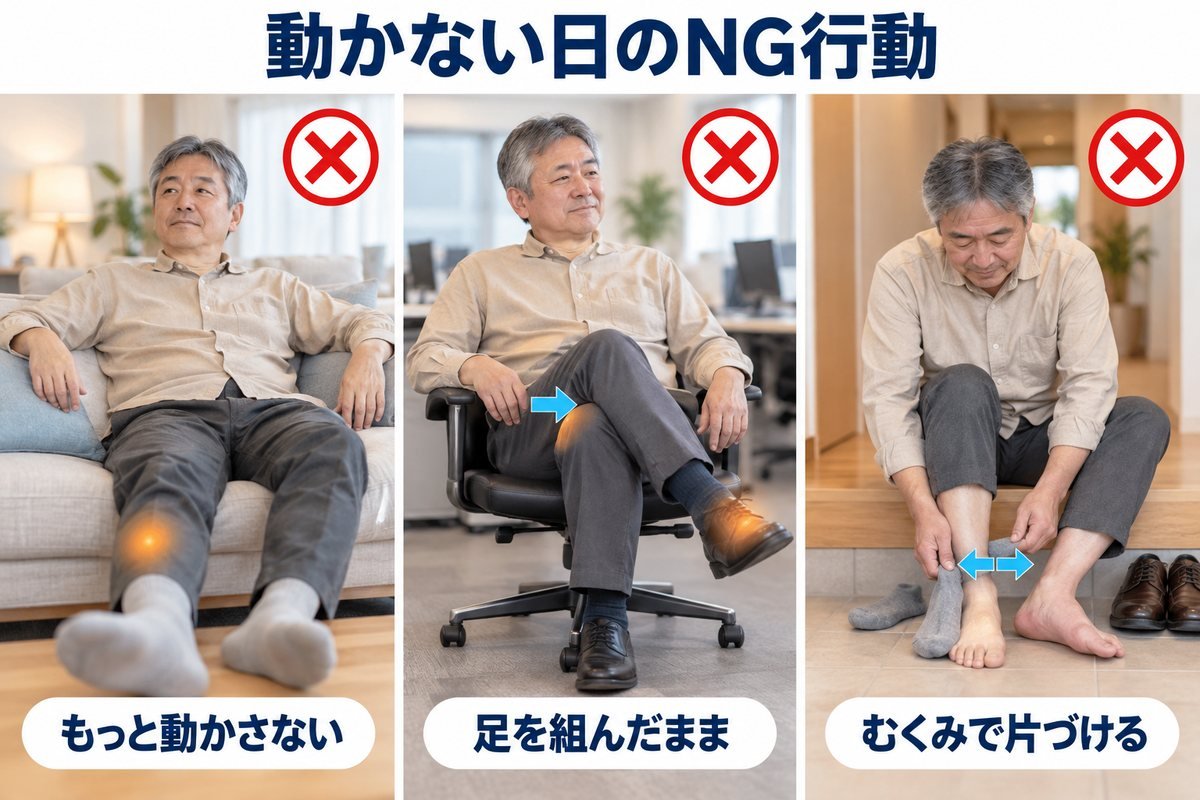 動かない日のNG行動
