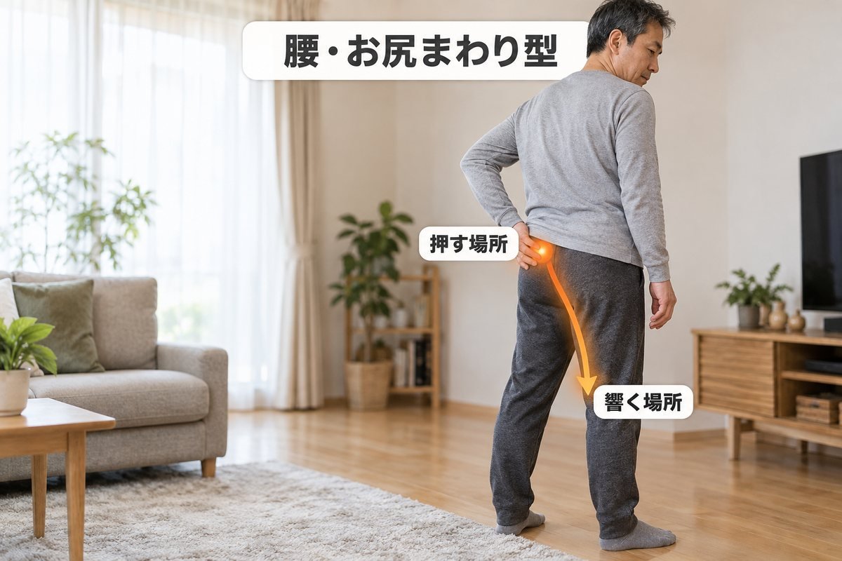 タイプ②腰・お尻まわり型