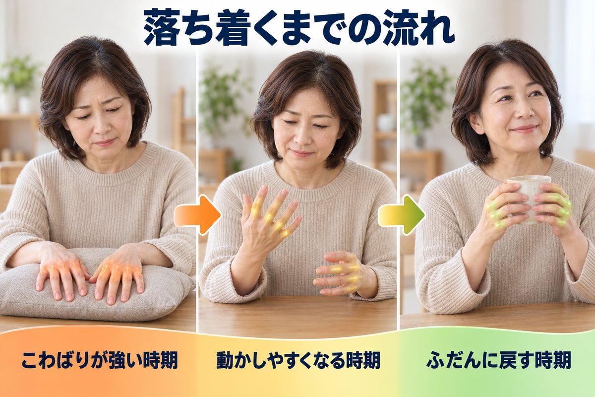 手指ケア回復の目安