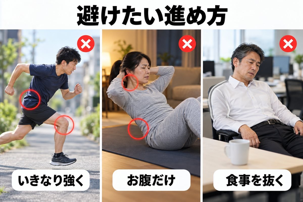 遠回りになりやすい進め方
