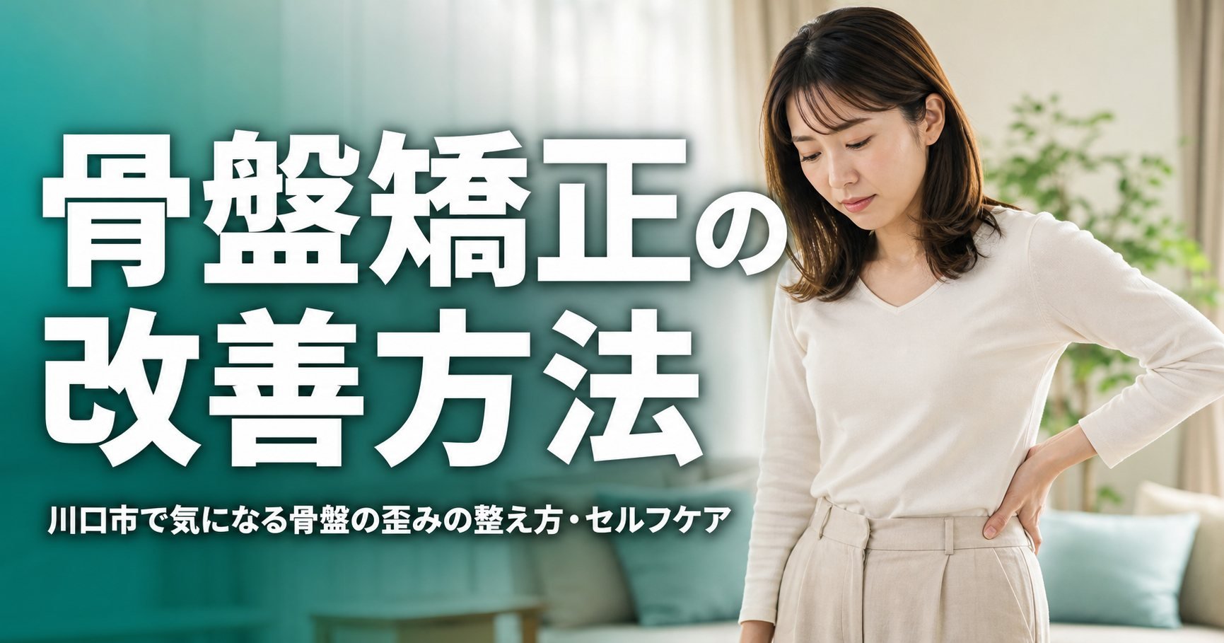 骨盤矯正の改善方法|川口市で気になる骨盤の歪みの整え方・セルフケア|こころ整体院 川口院