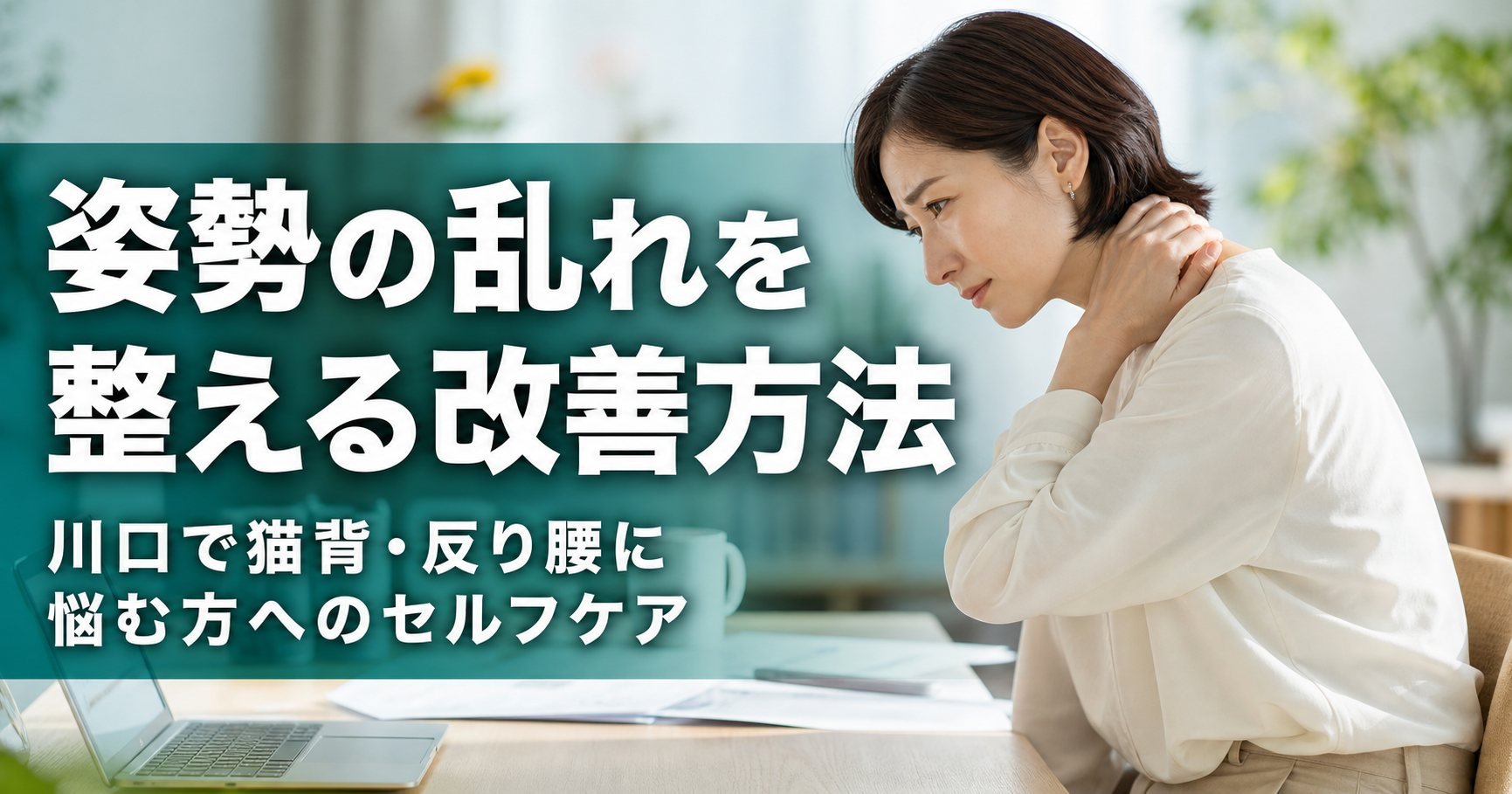 姿勢の乱れを整える改善方法|川口で猫背・反り腰に悩む方へのセルフケア|こころ整体院 川口院