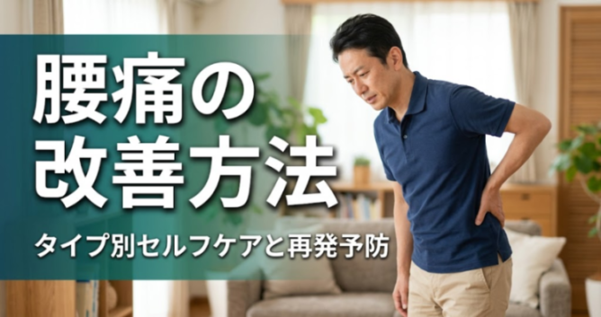 腰痛の改善方法｜タイプ別セルフケアと再発予防｜こころ整体院 大宮駅西口院