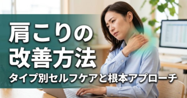 肩こりの改善方法|タイプ別セルフケアと根本アプローチ|こころ整体院 池袋メトロポリタン口院