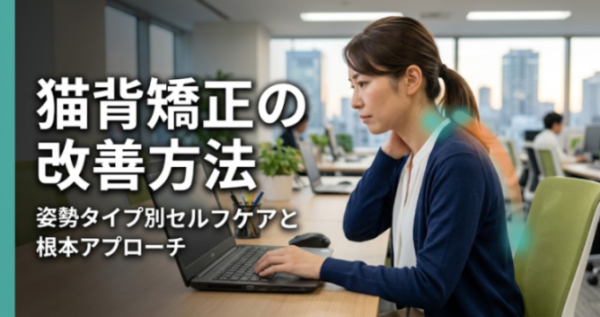 猫背矯正の改善方法|姿勢タイプ別セルフケアと根本アプローチ|こころ整体院 池袋メトロポリタン口院