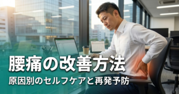 腰痛の改善方法｜原因別のセルフケアと再発予防｜こころ整体院 博多院