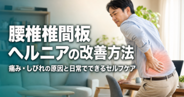 腰椎椎間板ヘルニアの改善方法｜痛み・しびれの原因と日常でできるセルフケア｜世界のこころ整体院 八王子院