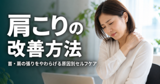肩こりの改善方法｜首・肩の張りをやわらげる原因別セルフケア｜世界のこころ整体院 八王子院