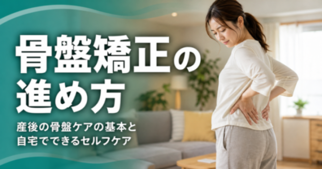 骨盤矯正の進め方|産後の骨盤ケアの基本と自宅でできるセルフケア|世界のこころ鍼灸・整骨院 吉川美南院