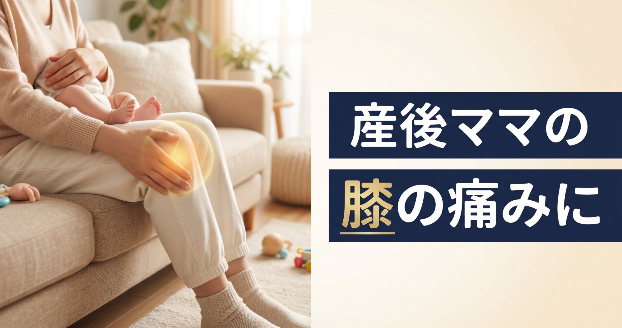 産後の膝痛整体