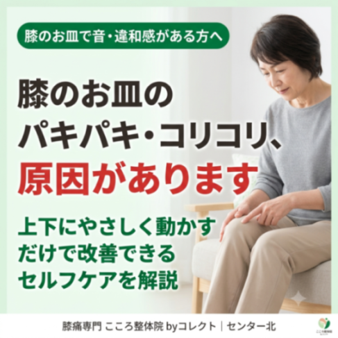 「異常なし」と言われた膝のお皿の痛み、その原因は膝蓋骨の1〜2mmのズレかもしれません