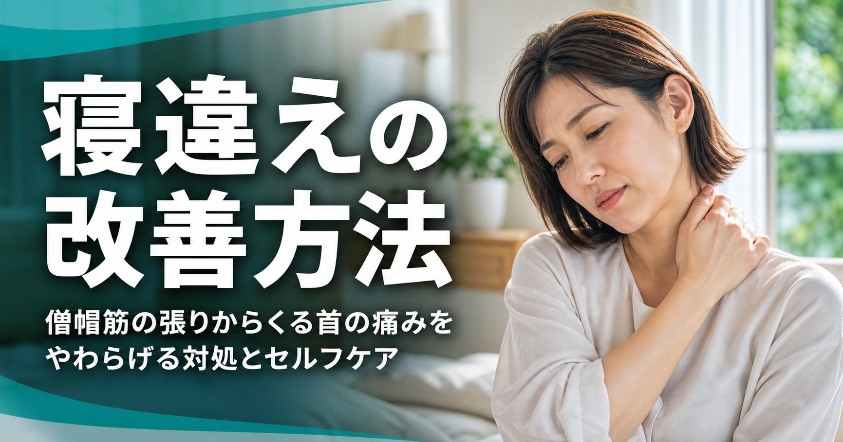 寝違えの改善方法|僧帽筋(そうぼうきん)の張りからくる首の痛みをやわらげる対処とセルフケア|ココロカラダメディカル整体院 北千住西口院