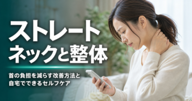 ストレートネックと整体|首の負担を減らす改善方法と自宅でできるセルフケア|こころ整骨院 佐世保院