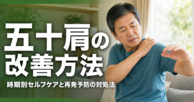 五十肩の改善方法｜時期別セルフケアと再発予防の対処法｜こころ整骨院 静岡清水院