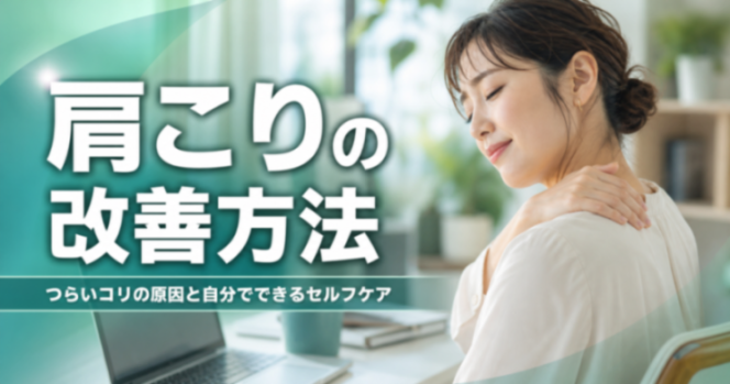 肩こりの改善方法｜つらいコリの原因と自分でできるセルフケア｜こころ整体院 阿佐ヶ谷院
