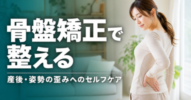 骨盤矯正で整える体づくり｜産後・姿勢の歪みへのセルフケア｜こころ整体院 阿佐ヶ谷院