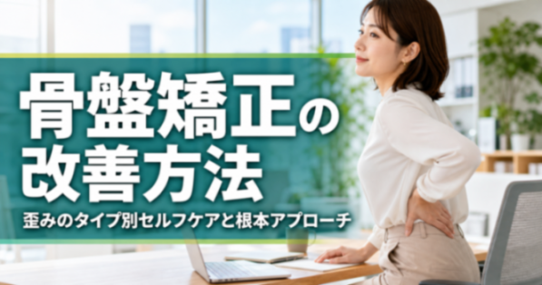 骨盤矯正の改善方法｜歪みのタイプ別セルフケアと根本アプローチ｜こころ整体院 横浜駅西口院