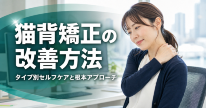 猫背矯正の改善方法｜タイプ別セルフケアと根本アプローチ｜こころ整体院 横浜駅西口院