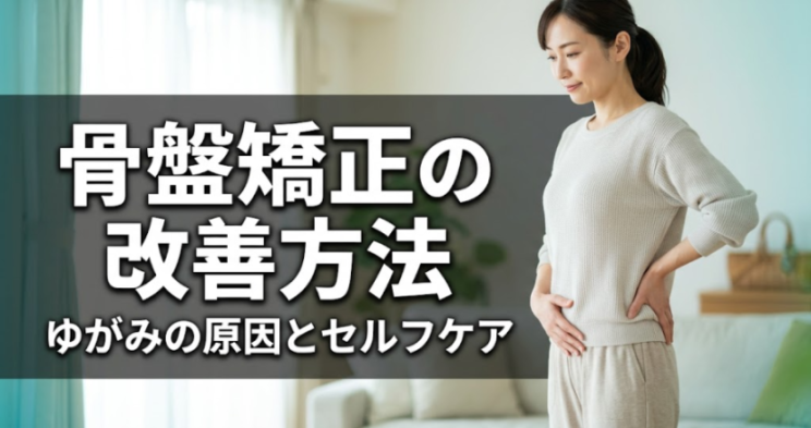 骨盤矯正の改善方法｜ゆがみの原因とセルフケア｜こころ整体院 京都四条烏丸院
