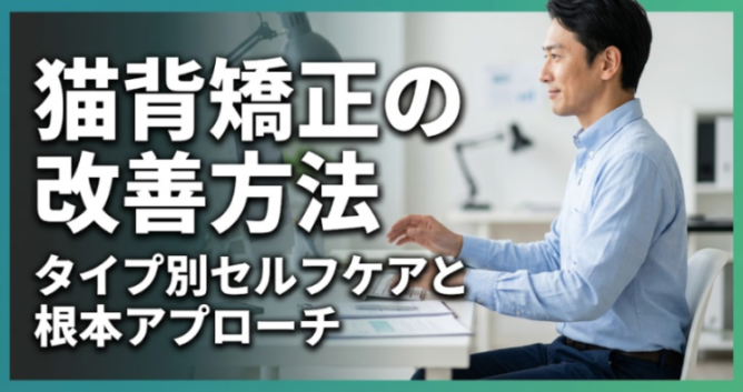 猫背矯正の改善方法｜タイプ別セルフケアと根本アプローチ｜こころ整体院 京都四条烏丸院