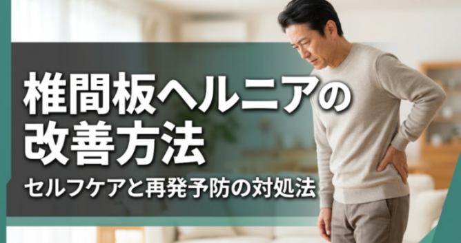 椎間板ヘルニアの改善方法｜セルフケアと再発予防の対処法｜こころ整体院 高槻市駅前院